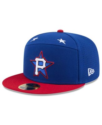Men's Blue/Red Pittsburgh Pirates 2025 MLB All-Star Game Workout Side Patch 59FIFTY Fitted Hat