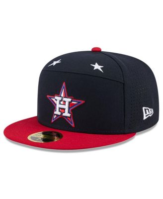 Men's Navy/Red Houston Astros 2025 MLB All-Star Game Workout Side Patch 59FIFTY Fitted Hat