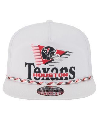 Men's White Houston Texans Collide Golfer Snapback Hat
