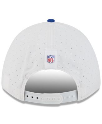Big Boys and Girls White/Royal New York Giants 2025 NFL Training Camp A-Frame 9FORTY Adjustable Hat