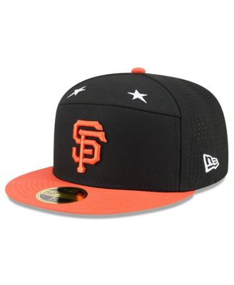 Men's Black/Orange San Francisco Giants 2025 MLB All-Star Game Side Patch 59FIFTY Fitted Hat