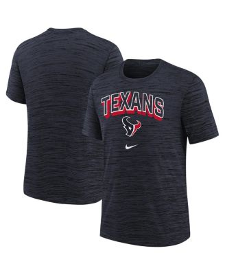 Nike - Big Boys and Girls Navy Houston Texans Sideline Velocity Performance T-Shirt