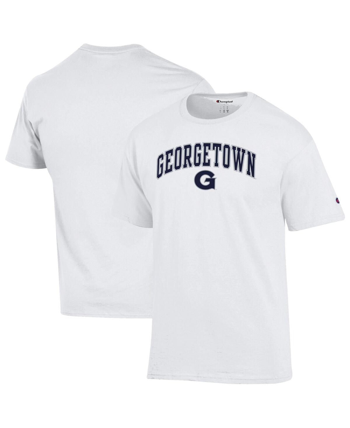 Men'sÂ White Georgetown Hoyas Arched Logo T-Shirt - White