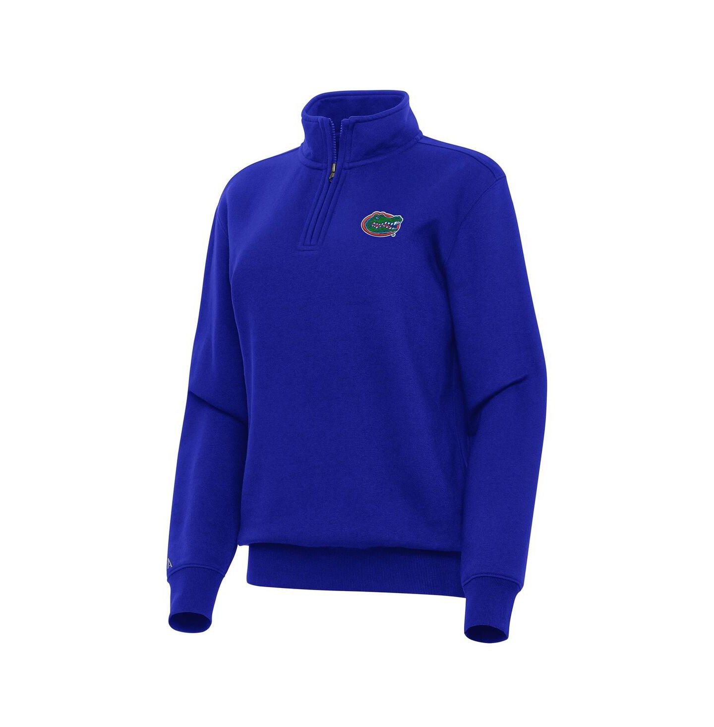 Женская толстовка Antigua Royal Florida Gators Victory Quarter-Zip — фото 1