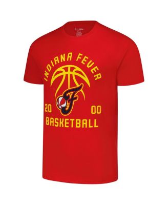 Men's and Women's Red Indiana Fever Basketball T-Shirt
