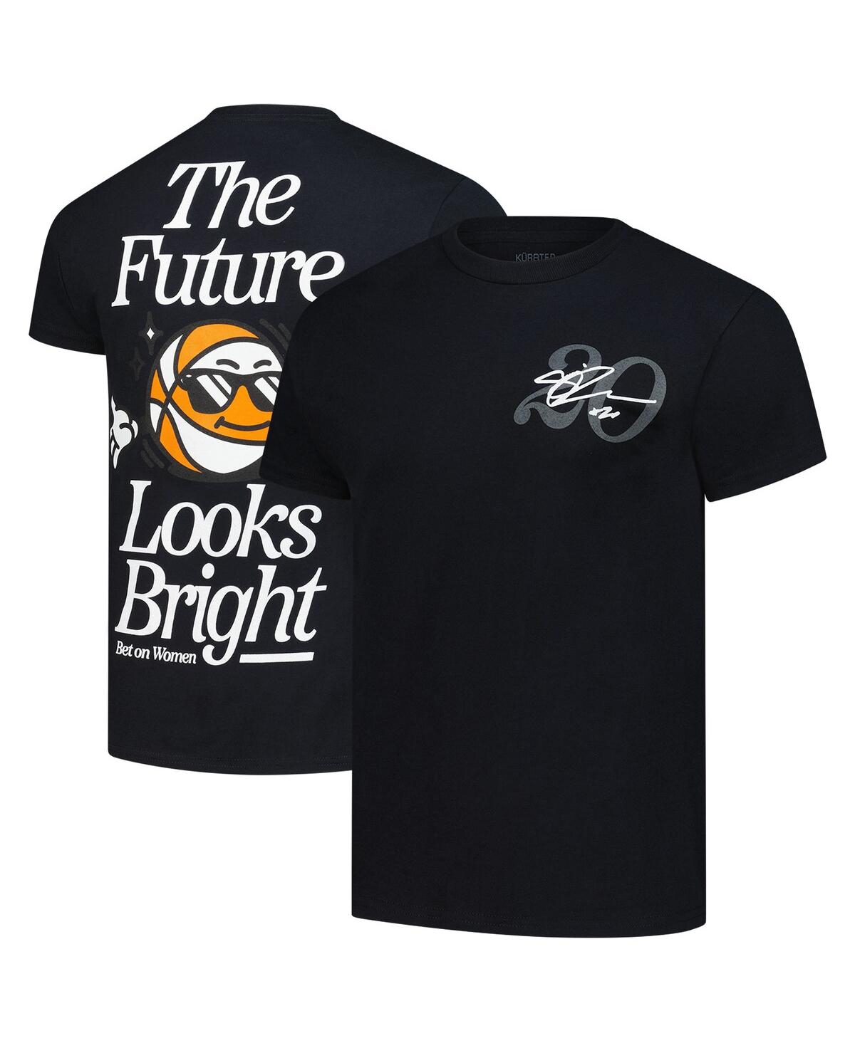 Men's and Women's Sabrina Ionescu Black New York Liberty the Future Looks Bright T-Shirt - Black