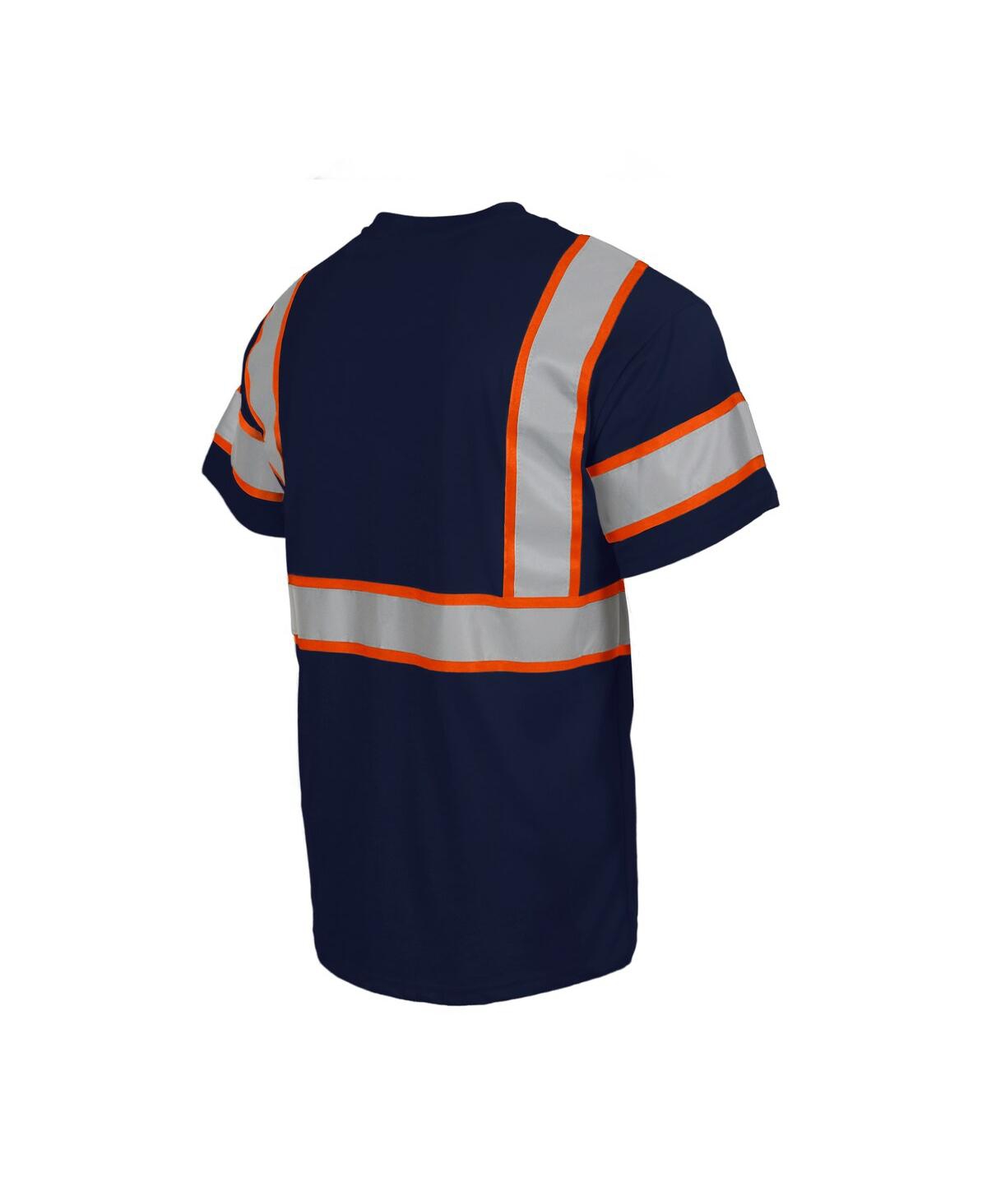 Buffalo Outdoors Men's Navy Denver Broncos Safety Heavyweight T-shirt In Blue