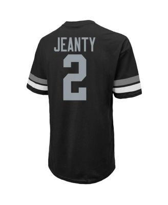 Men's Ashton Jeanty Black Las Vegas Raiders 2025 NFL Draft First Round Pick Oversized T-Shirt