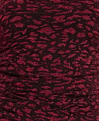 Juniors' Metallic-Knit Tie-Back Bodycon Dress