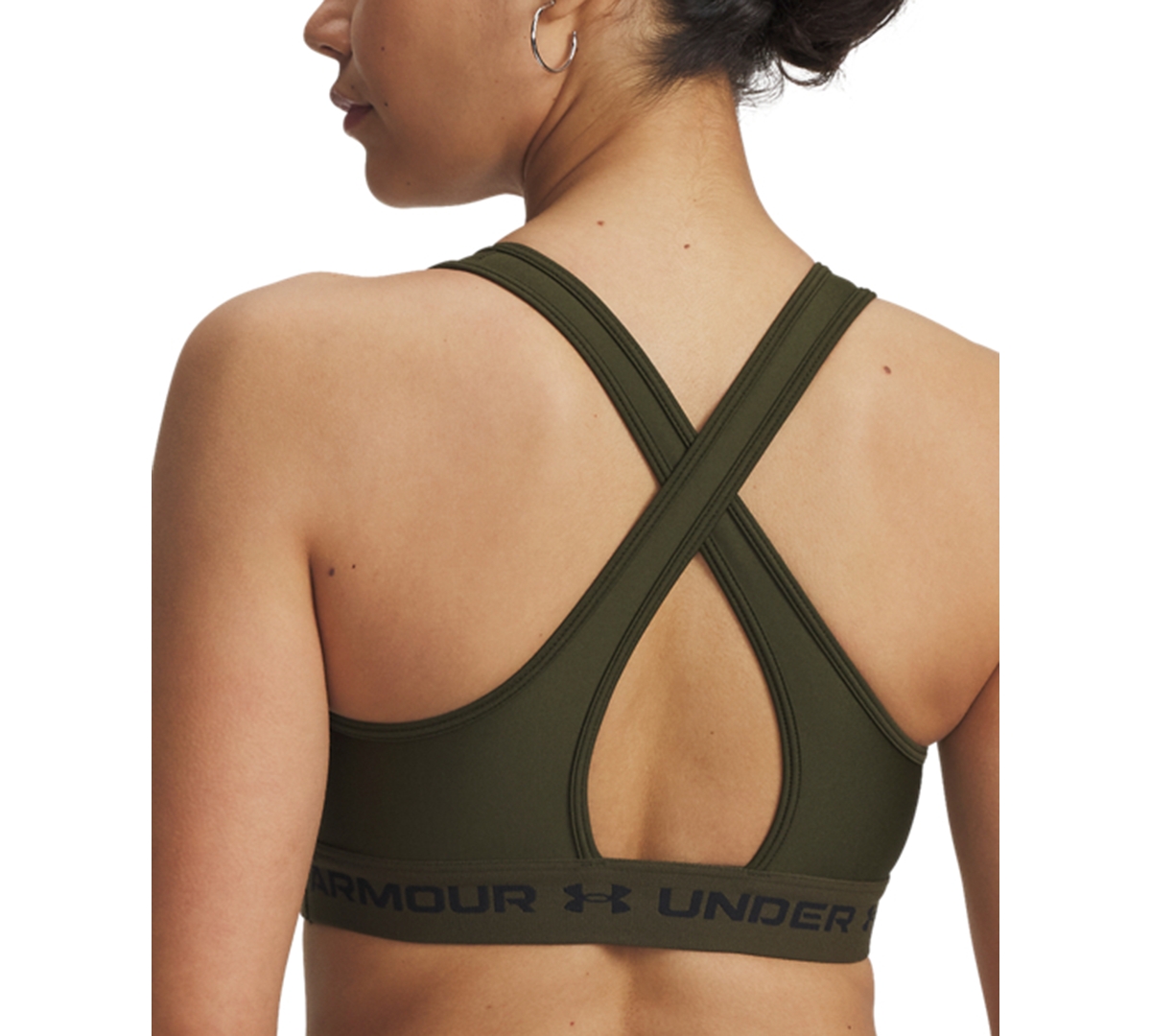 Under Armour Women's Medium Impact Sports Bra In Green