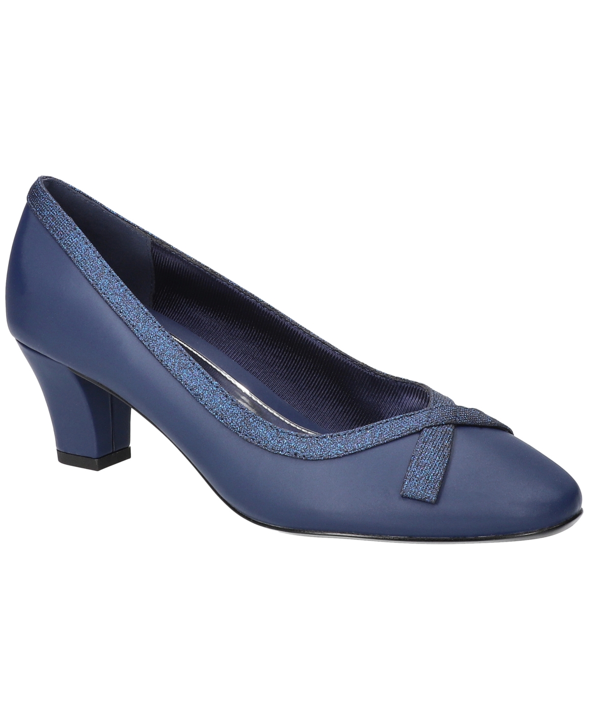 Easy Street Women's Kata Round-toe Slip-on Pumps In Blue