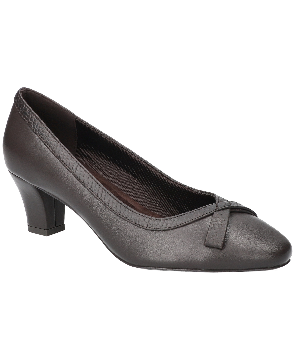 Easy Street Women's Kata Round-toe Slip-on Pumps In Brown