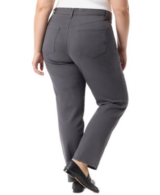 Plus Size Amanda Straight-Leg Jeans