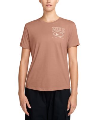 Nike - Women's Cotton Short-Sleeve Graphic T-Shirt
