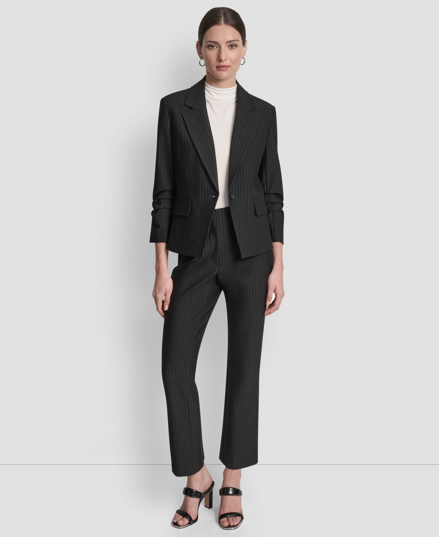 Women's Mid-Rise Pinstripe Pants