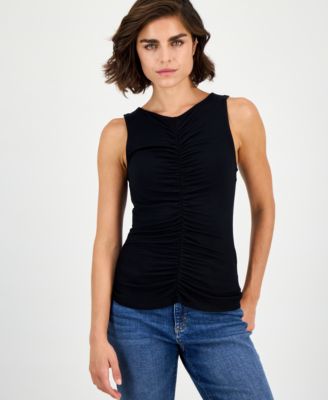 I.N.C. International Concepts - Women's Ruched Sleeveless Top