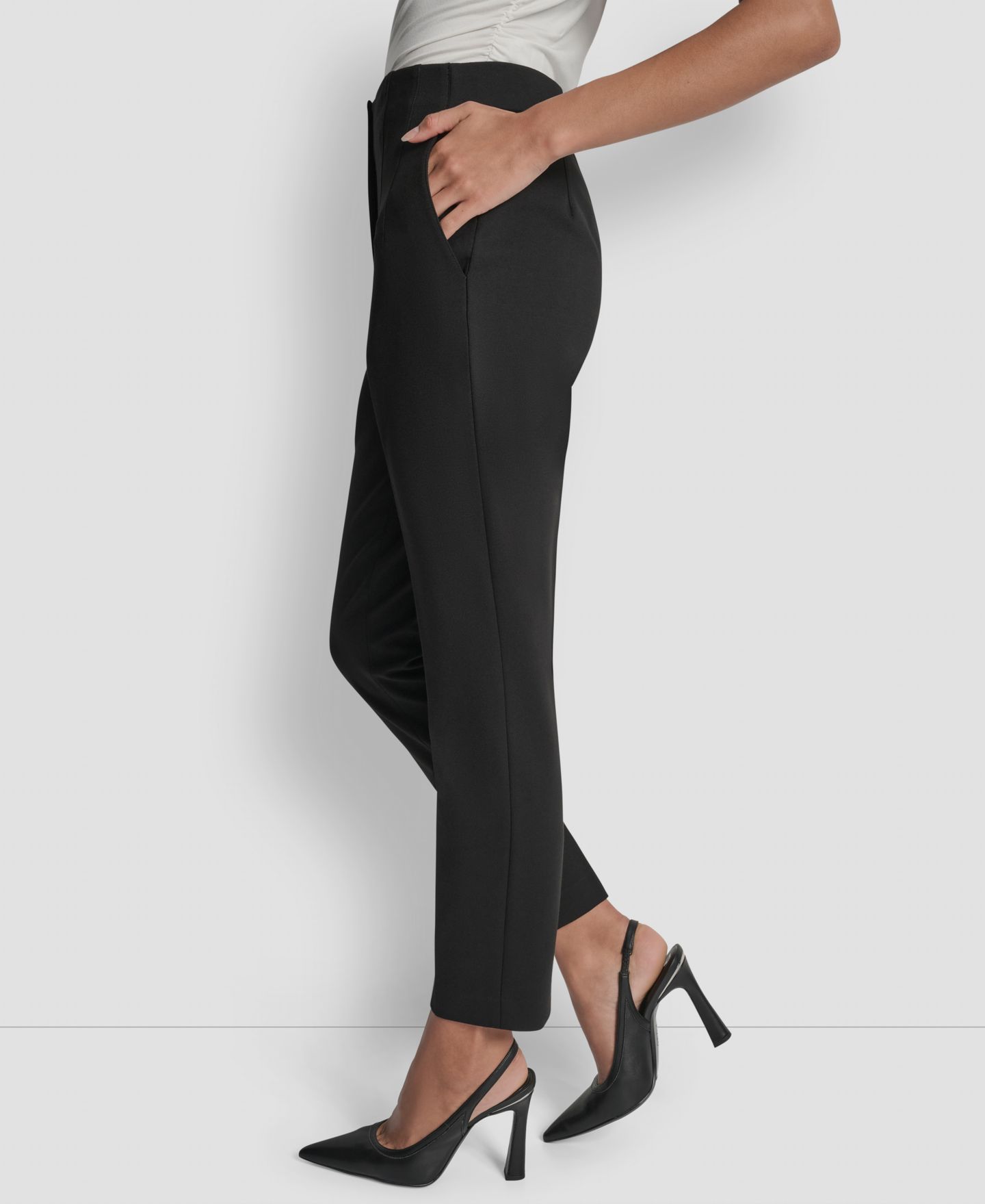 Женские брюки DKNY Hollywood Slim-Leg Ponte Knit — фото 3