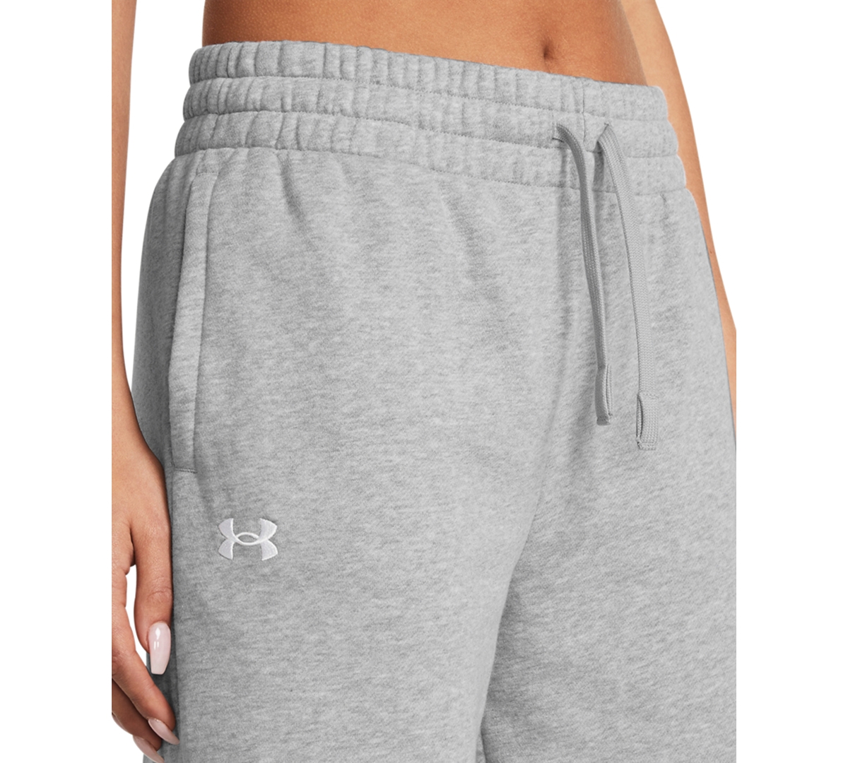 Under Armour Women's Rival Fleece Sweatpants In Gray