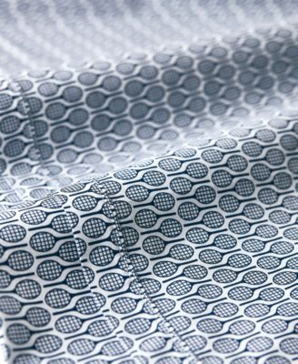 Printed Cotton Percale 4-Pc. Sheet Set, Queen