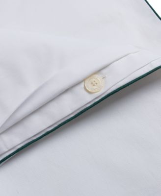 Lacoste Tiebreak Cotton 3-Pc. Duvet Cover Set, Full/Queen