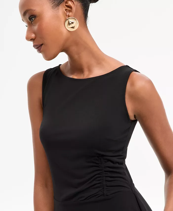 Women's Scoop-Neck Asymmetric-Hem Dress - thumbnail 5