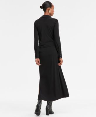 Women's Long-Sleeve Pocket Maxi Dress, Macy's Exclusive