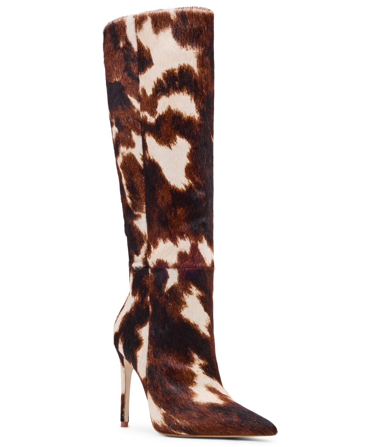 Steve Madden Women's Nitro-c Knee-high Stiletto Dress Boots In Animal Print