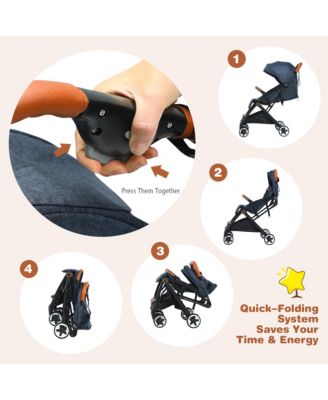 Toddler Lightweight Stroller Aluminium Frame