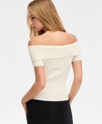 Women's Off-The-Shoulder Sweater, Macy's Exclusive