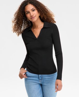 I.N.C. International Concepts - Women's Johnny Collar Sweater