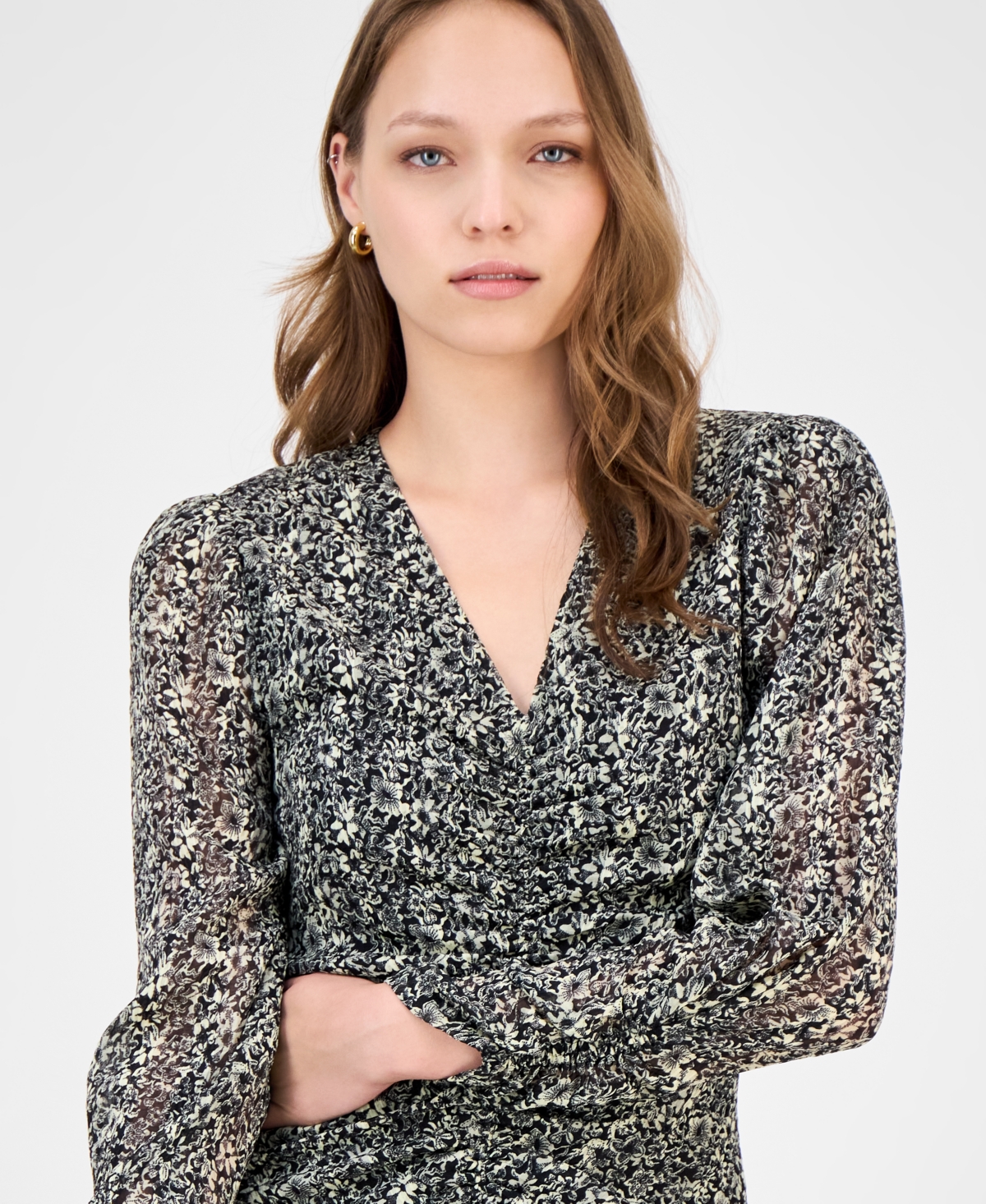 Boss Orange Women's Printed High-Low Midi Dress