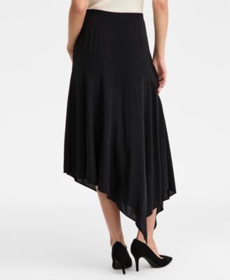 Women's Printed Asymmetrical Midi Skirt, Macy's Exclusive