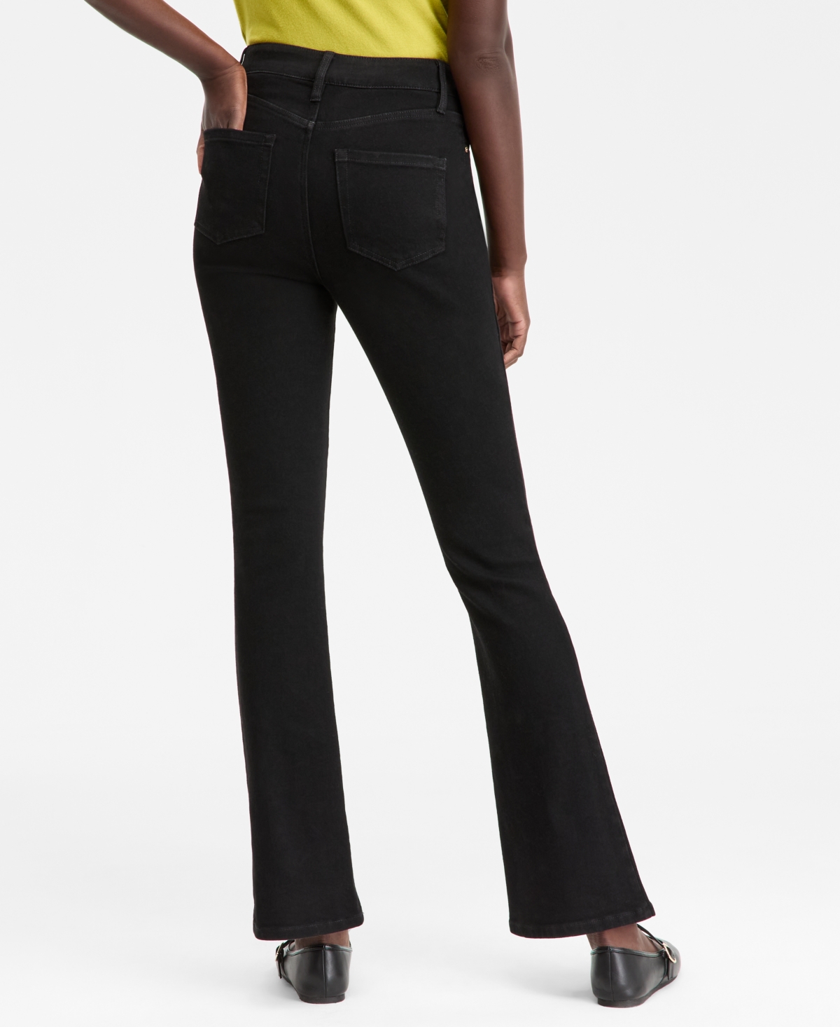 Inc International Concepts Women's High-rise Bootcut Jeans, Macy's Exclusive In Black