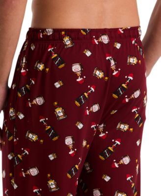 Men's Deluxe Touch Cocktail-Print Pajama Pants