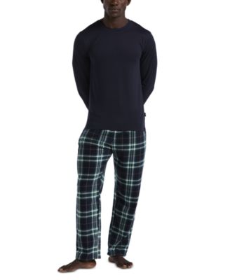 Perry Ellis Portfolio - Men's Buffalo Plaid Cotton Pajama Set