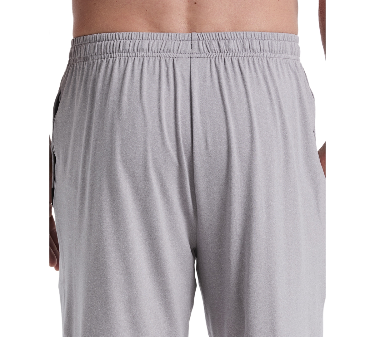 Perry Ellis Portfolio Men's Drawstring Pajama Shorts In Gray