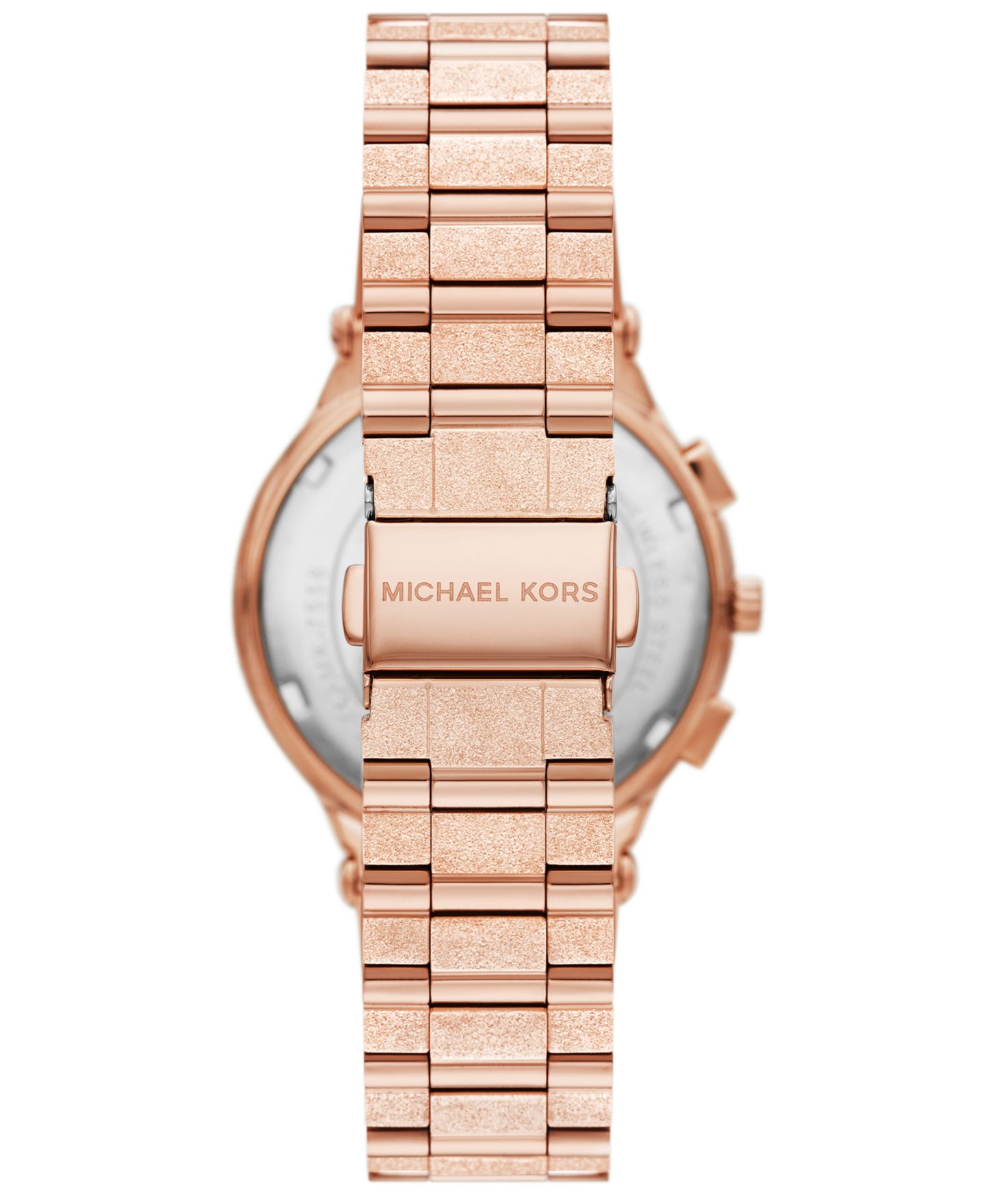 Женские часы Michael Kors Billie Chronograph Rose Gold-Tone Stainless Steel Watch, 40mm — фото 2