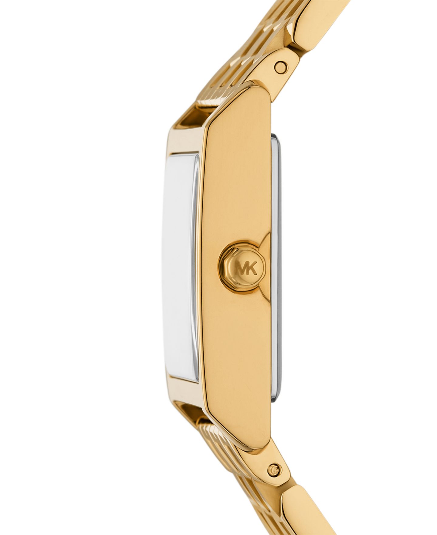 Женские часы Michael Kors Georgie Three-Hand Gold-Tone Stainless Steel Watch, 27mm — фото 5