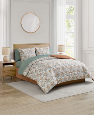 Hazel 8-Piece Reversible Comforter Sets