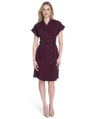 Calvin Klein - Women's Button-Front A-Line Dress