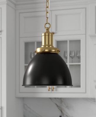 Elodie 12" Metal Pendant with Metal Shade