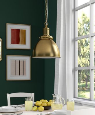 Elodie 12" Metal Pendant with Metal Shade