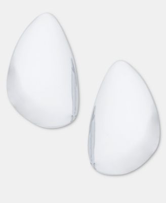 Rhodium Teardop Stud Earrings, Macy’s Exclusive