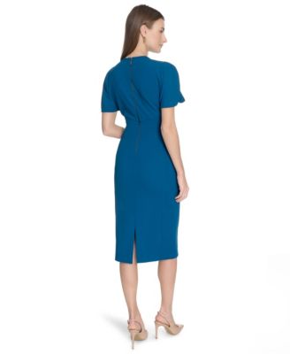 Women's Scuba Crepe Sheath Dress