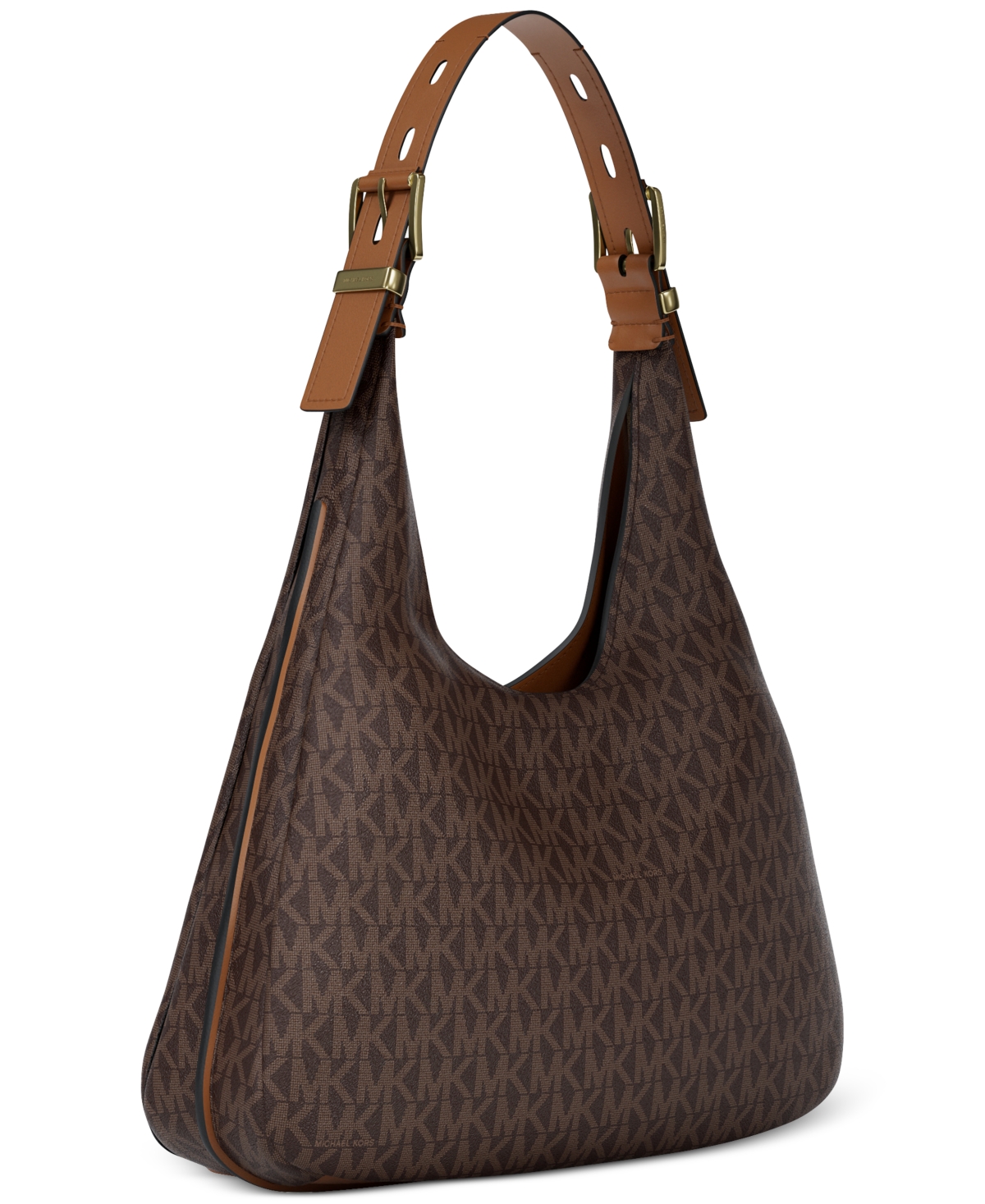 Michael Kors Michael  Nolita Large Hobo Shoulder Bag In Brown