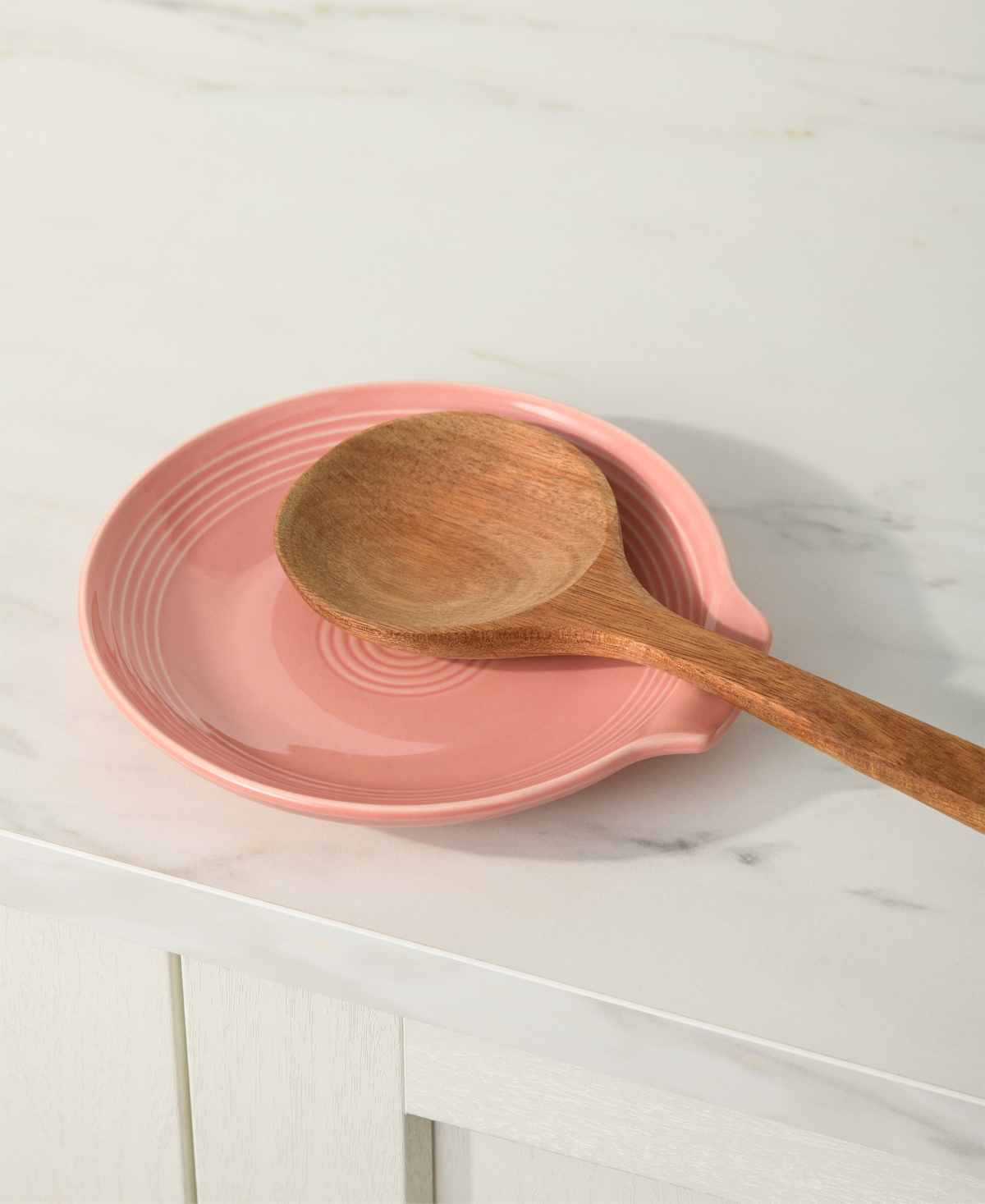 Fiesta Extra Large 7" Spoon Rest In Pink