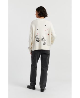 Women's Wool Cashmere Peanuts Poker Cardigan