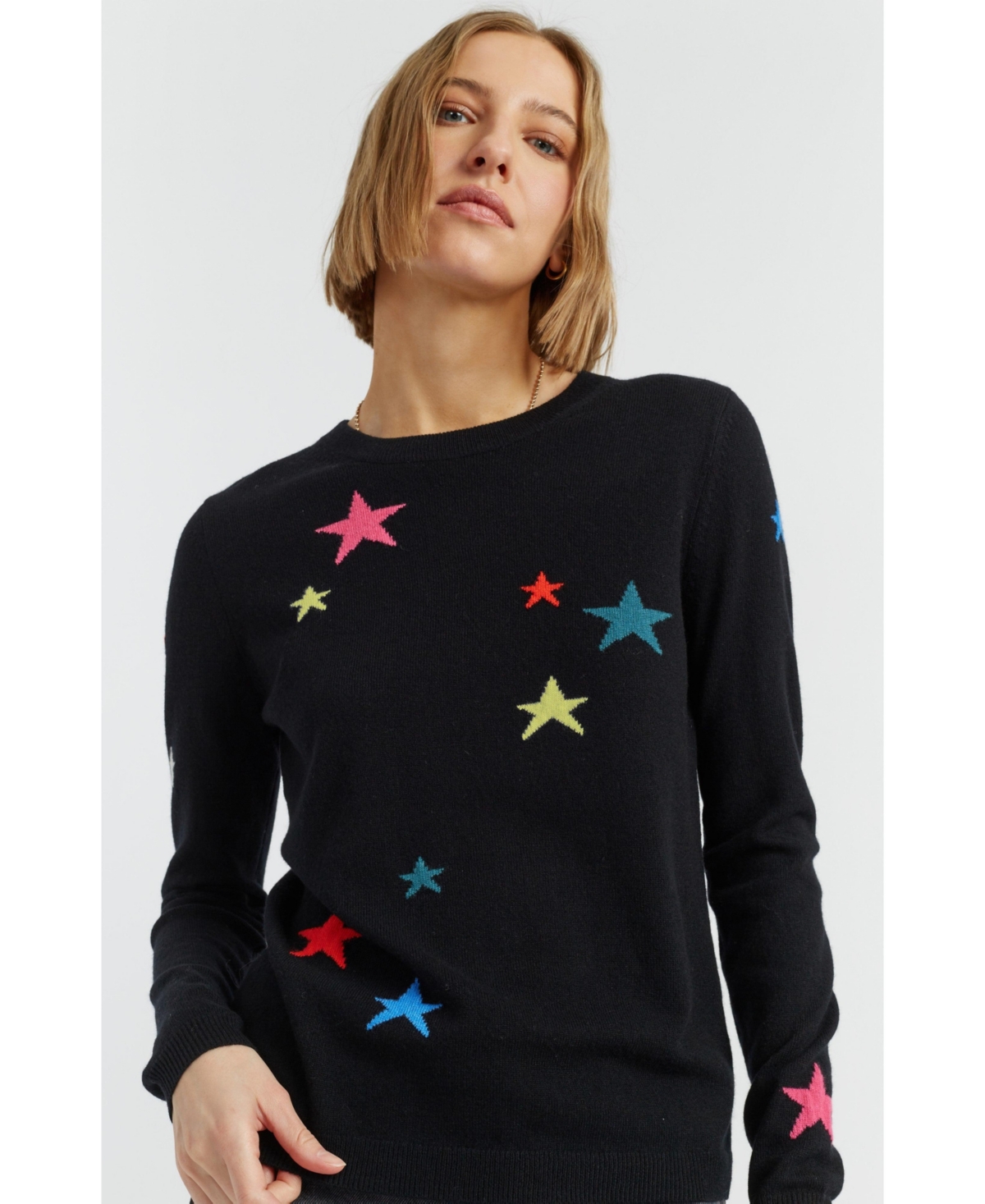 Chinti & Parker Women's Wool Cashmere Star Sweater