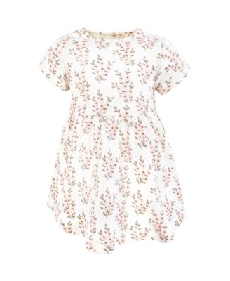 Baby Girls Lightweight Cotton Dress and Cardigan Set