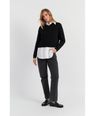 Women's Pure Cashmere V-Neck Sweater